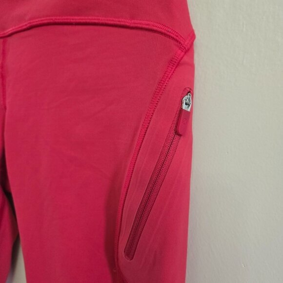Lululemon Sun Runner Crop *17" Fuchsia Pink - Picture 3 of 8
